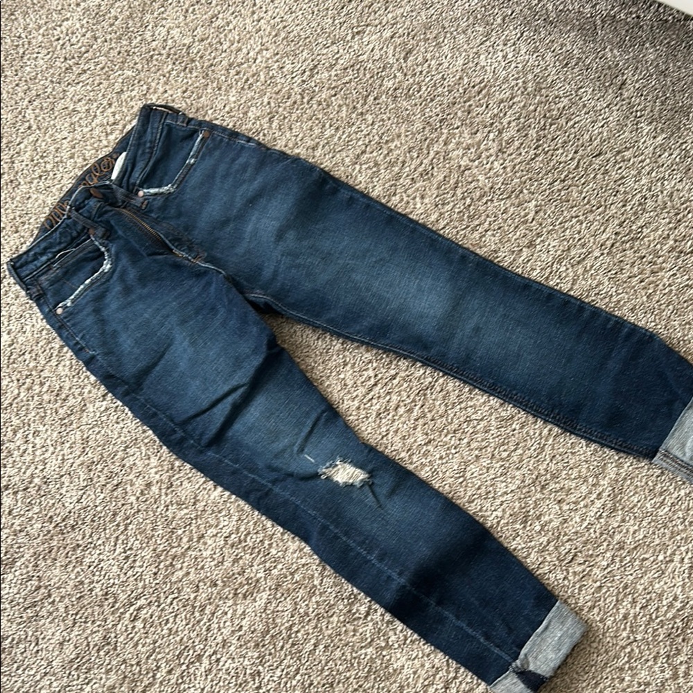 Wrangler High Rise Women's Jeans - Dark Blue